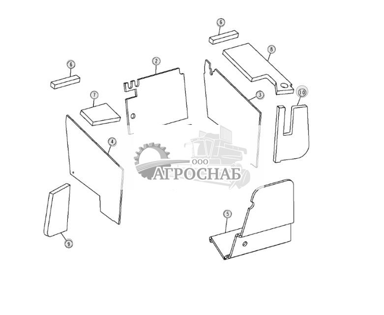 Шумоизоляционная пенаизолятор кабины - ST10628 318.jpg
